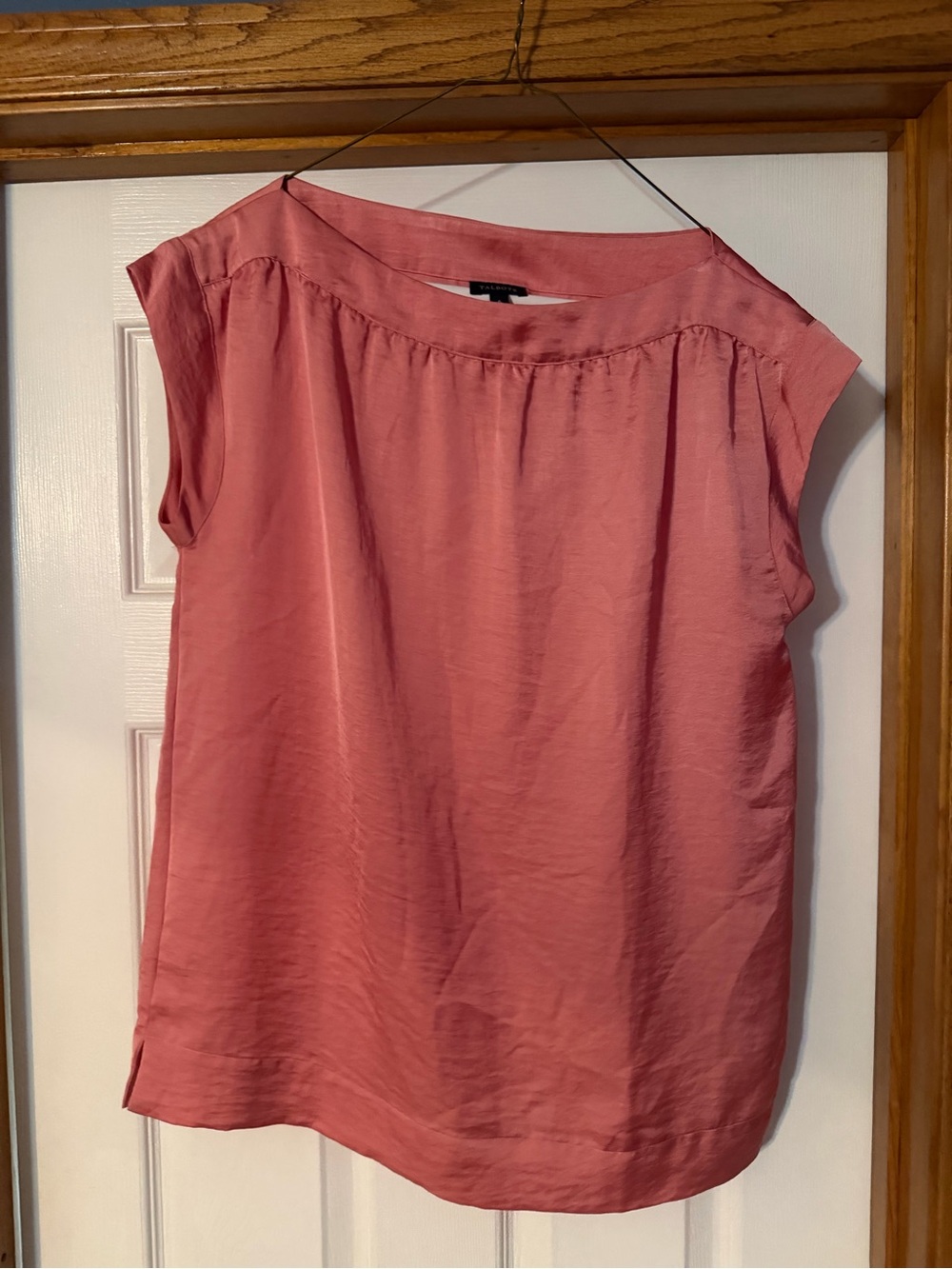 Talbots Dusty Rose Cap-Sleeve Blouse
